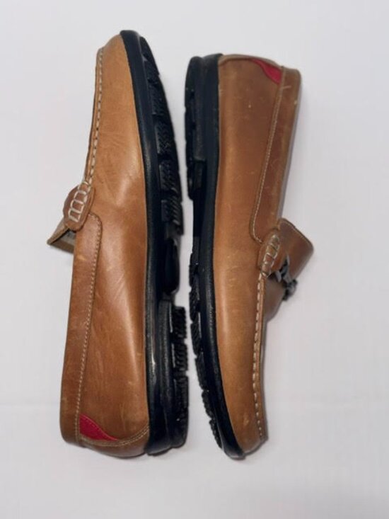 FootJoy Men’s Brown Leather Bit Loafers Size 9.5 Slip-On Dress Casual Shoes main image 9